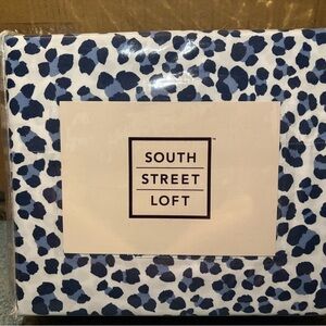 Blue Leopard Print Bedding Sheet